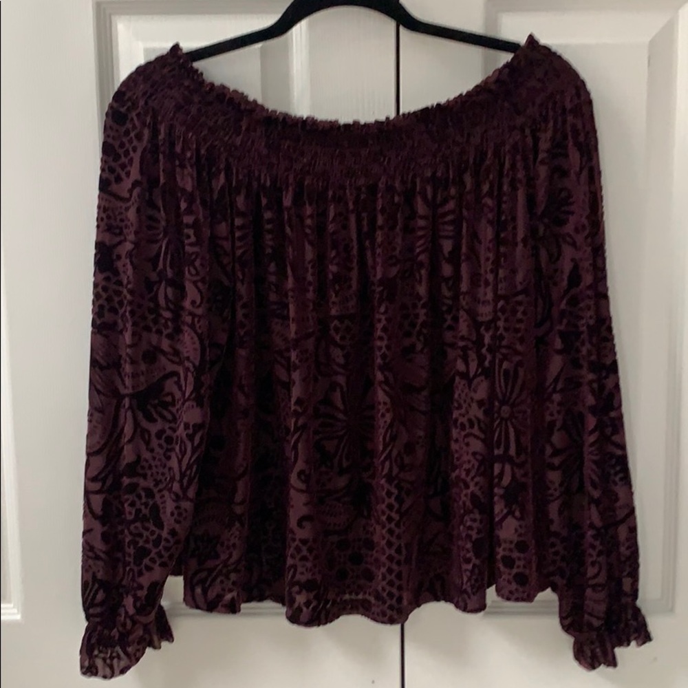 Free People Off the Shoulder Blouse